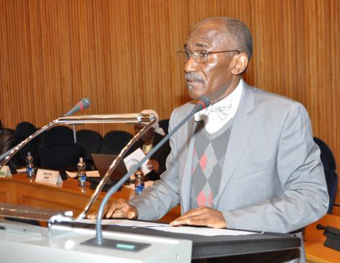 Dr. Martial De-Paul Ikounga African Union Commissioner for Human Resources Science and Technology