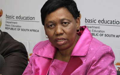 Education Minister Angie Motshekga