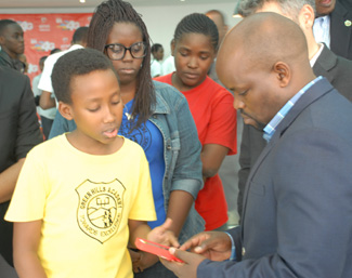 Jean Philbert Nsengimana advises young innovators in Rwanda to be driven by passionThe Minister of Youth and ICT, Jean